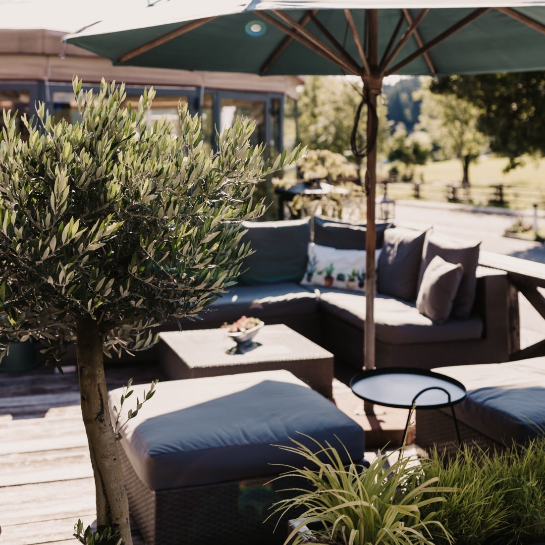 Lounge auf der Terrasse