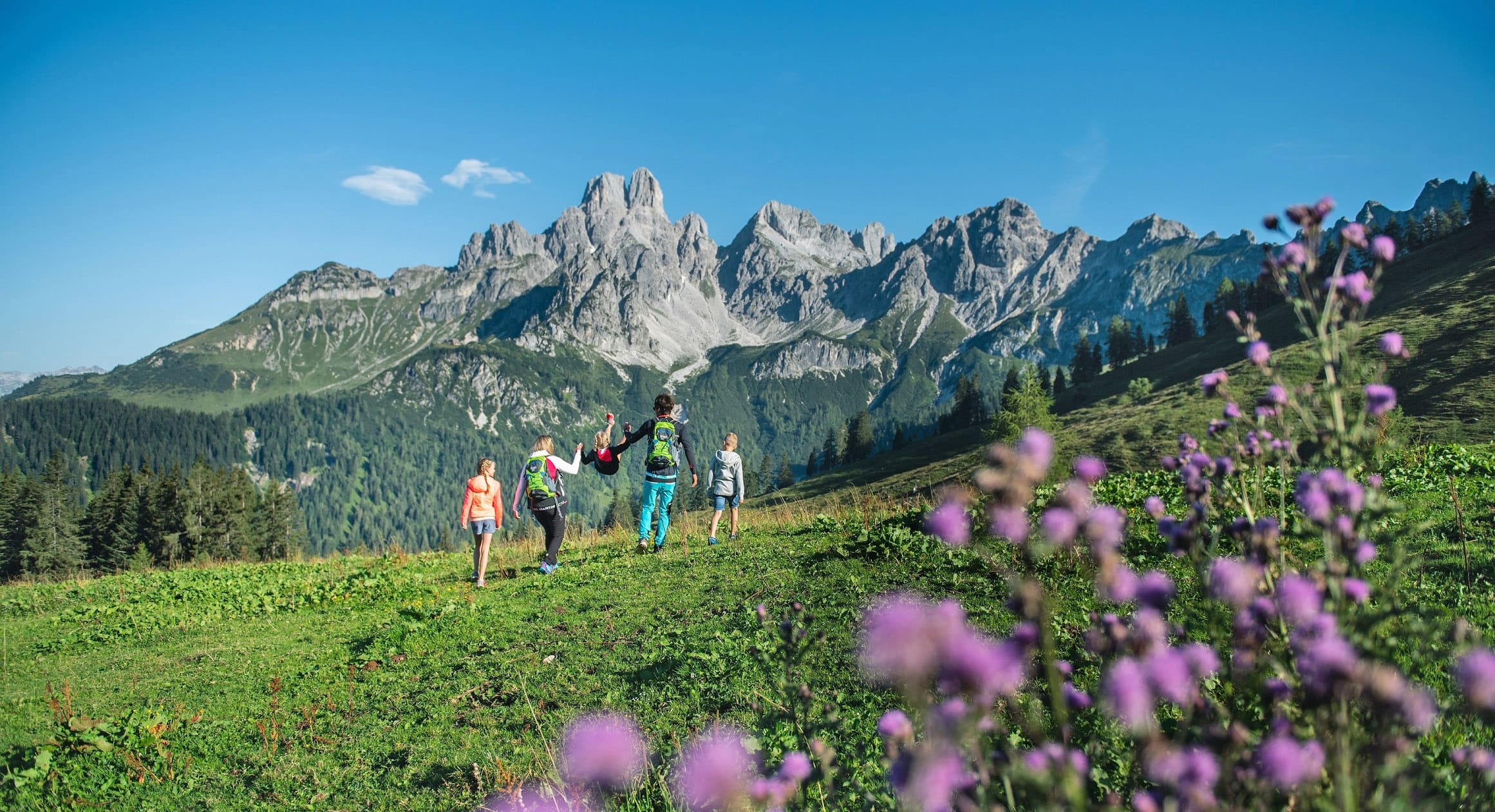 Wanderurlaub mit der Familie © Filzmoos Tourismus