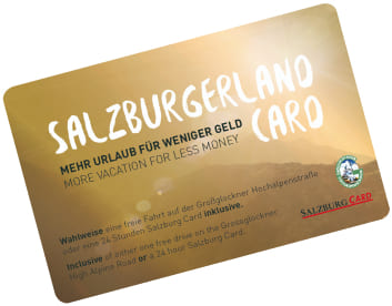 Salzburger Land Card Vorteilskarte für die ganze Familie
