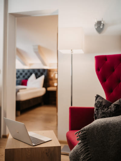 Moderne und komfortable Zimmer und Suiten im 4-Sterne Hotel in Filzmoos