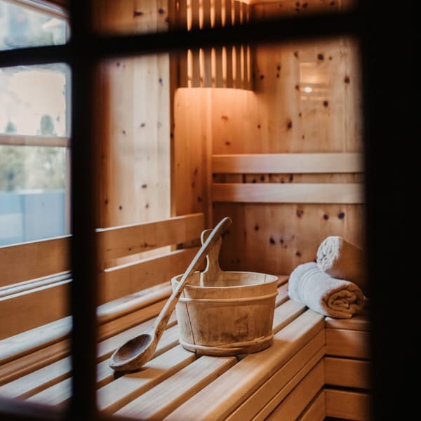 Aufgusseimer in der Sauna